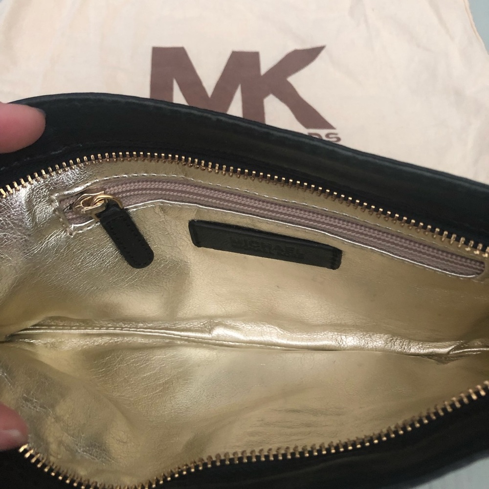 Authentic Michael Kors Leather Clutch - image 4